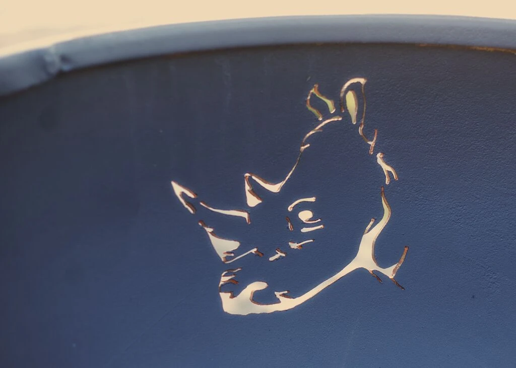 41" Africa's Big Five Outdoor Fire Pit 6 41" Africa's Big Five Outdoor Fire Pit - Image 6