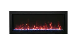 40" Amantii Electric Slim Smart Built-in Electric Fireplace 22 40" Amantii Electric Slim Smart Built-in Electric Fireplace -Dimplex Shop Amantii20BI20SLIM203D20GLASS20ORANGE20FLAME MG 2129 02