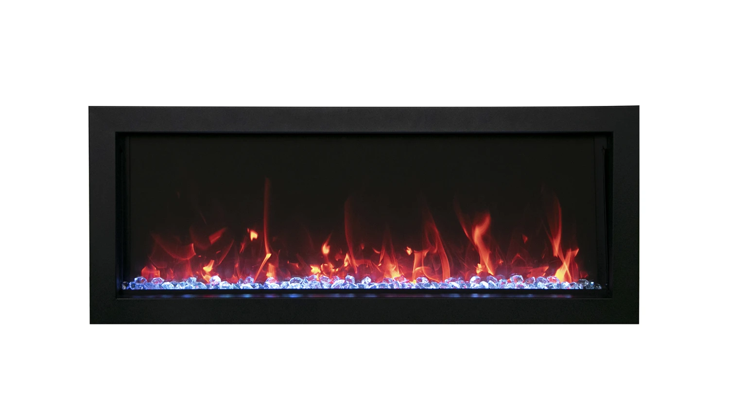 72" Amantii Electric Slim Built-in Electric Fireplace 2 72" Amantii Electric Slim Built-in Electric Fireplace - Image 2