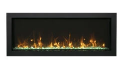88" Amantii Electric Slim Built-in Electric Fireplace 20 88" Amantii Electric Slim Built-in Electric Fireplace -Dimplex Shop Amantii20BI20SLIM3D20GLASS20YELLOW20FLAME MG 205620 20Copy 02