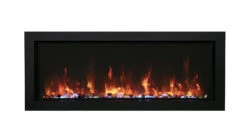 88" Amantii Electric Slim Built-in Electric Fireplace