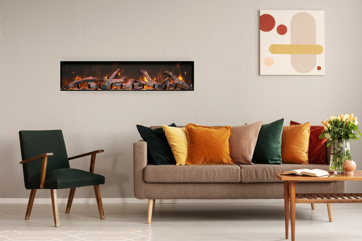 88" Amantii BI Deep Smart Indoor/Outdoor Built-In Electric Fireplace 10 88" Amantii BI Deep Smart Indoor/Outdoor Built-In Electric Fireplace - Image 10