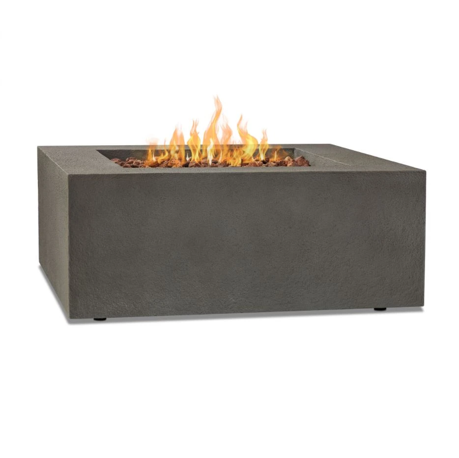 36" Baltic Square Glacier Grey Propane Fire Table 1 36" Baltic Square Glacier Grey Propane Fire Table