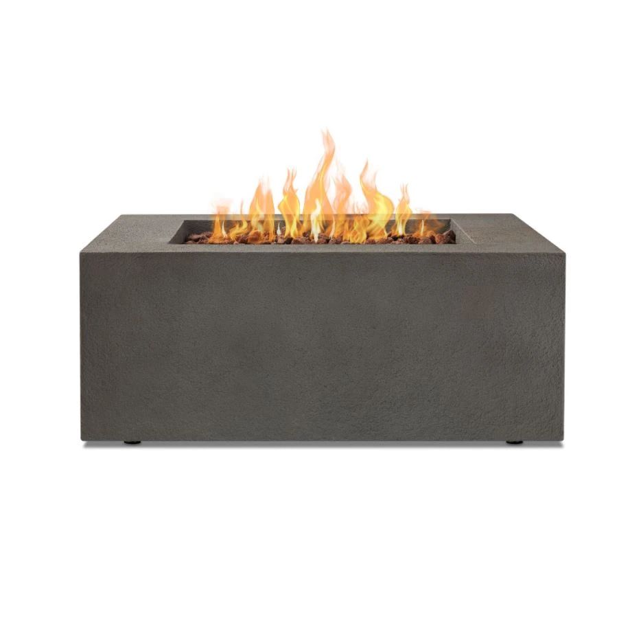 36" Baltic Square Glacier Grey Propane Fire Table 2 36" Baltic Square Glacier Grey Propane Fire Table - Image 2