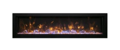 72" Amantii Electric Deep Smart Built-in Electric Fireplace -Dimplex Shop BI60DEEP EMBER YELLOW MG 0700
