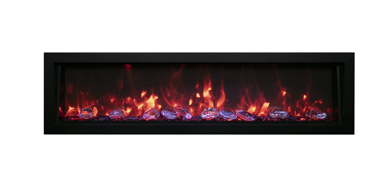 55" Remii Deep Indoor/Outdoor Built-In Electric Fireplace 4 55" Remii Deep Indoor/Outdoor Built-In Electric Fireplace - Image 4