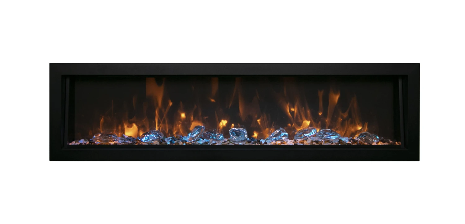 55" Remii Deep Indoor/Outdoor Built-In Electric Fireplace 2 55" Remii Deep Indoor/Outdoor Built-In Electric Fireplace - Image 2