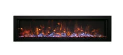 50" Amantii BI Deep Smart Indoor/Outdoor Built-In Electric Fireplace 12 50" Amantii BI Deep Smart Indoor/Outdoor Built-In Electric Fireplace -Dimplex Shop BI60XTDEEP20BROWN YELLOW20AND20ORANGE MG 0645
