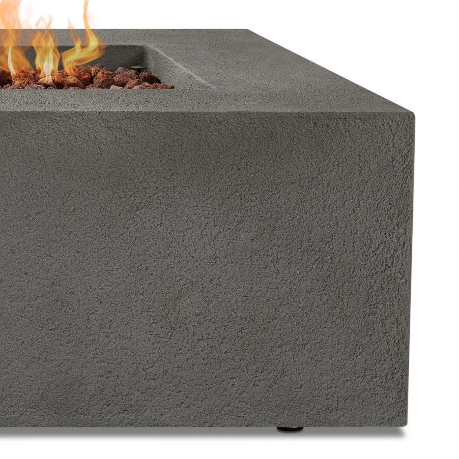 50.5" Glacier Grey Baltic Rectangle Propane Fire Table 4 50.5" Glacier Grey Baltic Rectangle Propane Fire Table - Image 4