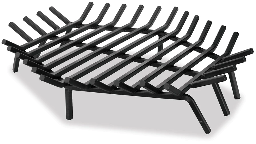 24'' / 27'' / 30'' / 36'' Hex Shaped Fireplace Bar Grate 2 24'' / 27'' / 30'' / 36'' Hex Shaped Fireplace Bar Grate - Image 2
