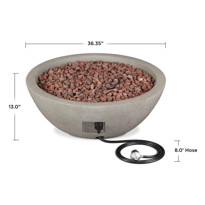 36" Riverside Fire Bowl - Glacier Gray 5 36" Riverside Fire Bowl - Glacier Gray - Image 5