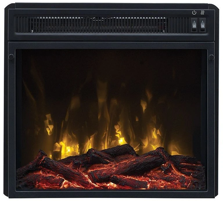 60" Shelter Cove Black TV Entertainment Media Stand W/ Electric Fireplace 6 60" Shelter Cove Black TV Entertainment Media Stand W/ Electric Fireplace - Image 6