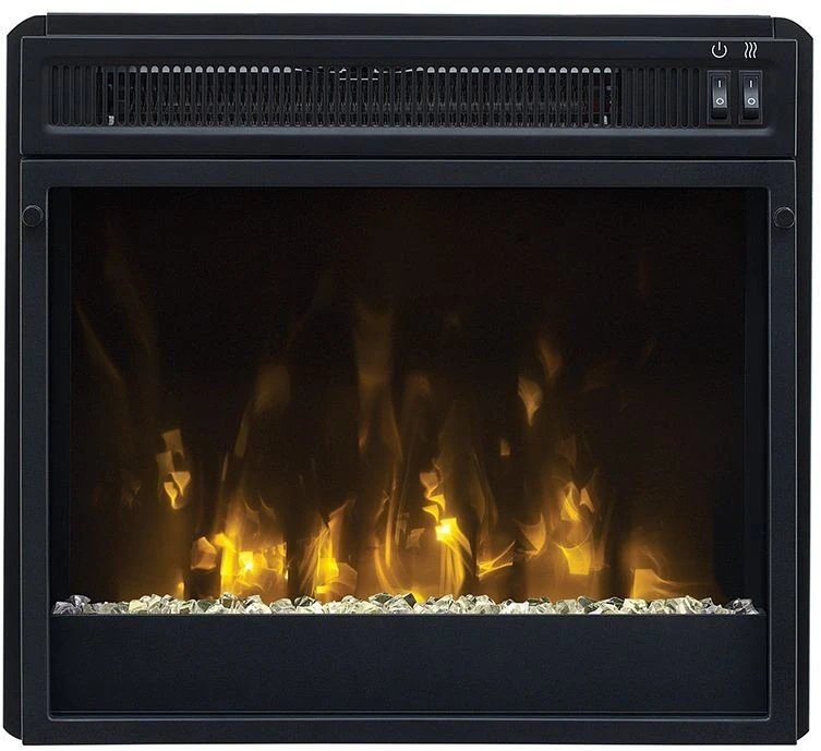 60" Shelter Cove Black TV Entertainment Media Stand W/ Electric Fireplace 5 60" Shelter Cove Black TV Entertainment Media Stand W/ Electric Fireplace - Image 5