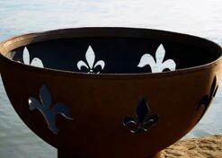 36" Fleur De Lis Outdoor Fire Pit 11 36" Fleur De Lis Outdoor Fire Pit -Dimplex Shop Fleur20de20Lis2023206