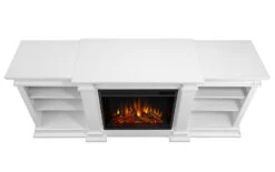 72" Fresno White Electric Media Fireplace 23 72" Fresno White Electric Media Fireplace -Dimplex Shop G1200E W Top