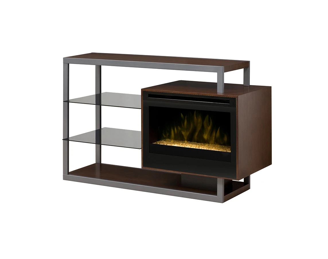 53" Dimplex Hadley Walnut Media Console Electric Fireplace - GDDS25-1307WN 2 53" Dimplex Hadley Walnut Media Console Electric Fireplace - GDDS25-1307WN - Image 2