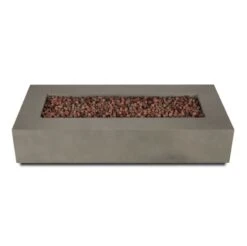 70" Aegean Mist Gray Large Rectangle Fire Table W/ Conversion Kit 14 70" Aegean Mist Gray Large Rectangle Fire Table W/ Conversion Kit -Dimplex Shop GRAY20TABLE209