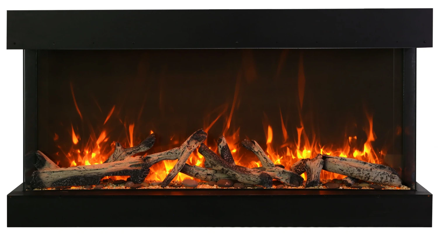 50" Amantii Tru View XL Deep Smart 3 Sided Glass Electric Fireplace 1 50" Amantii Tru View XL Deep Smart 3 Sided Glass Electric Fireplace