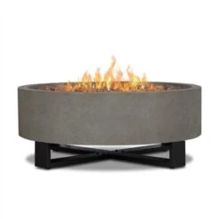 40" Idledale LP Fire Bowl In Glacier Gray