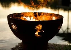 36" Kokopelli Outdoor Fire Pit