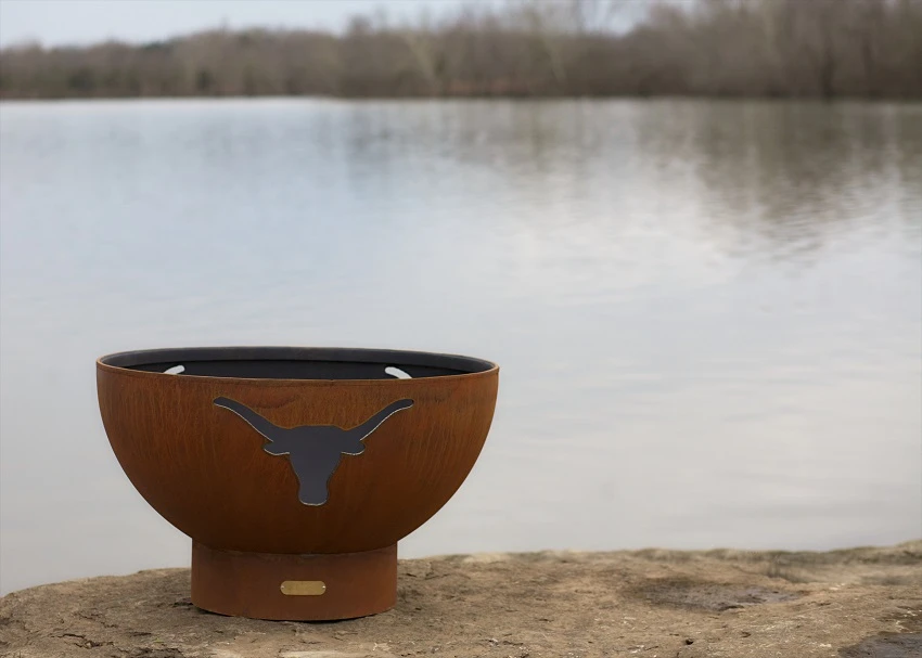36" Long Horn Outdoor Fire Pit 3 36" Long Horn Outdoor Fire Pit - Image 3