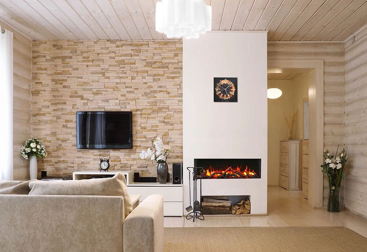 30" 3 Sided Electric Fireplace 3 30" 3 Sided Electric Fireplace - Image 3