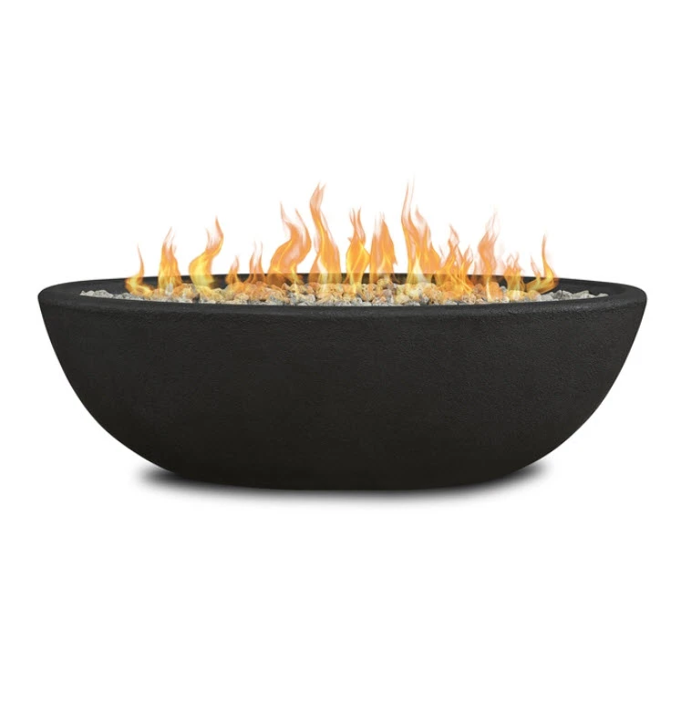 48" Riverside Oval Fire Bowl - Shale 2 48" Riverside Oval Fire Bowl - Shale - Image 2