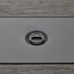 48" Sullivan LP Rectangle Fire Table In Gray -Dimplex Shop SULL206