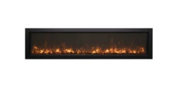 35" Remii Extra Slim Indoor/Outdoor Built-In Electric Fireplace