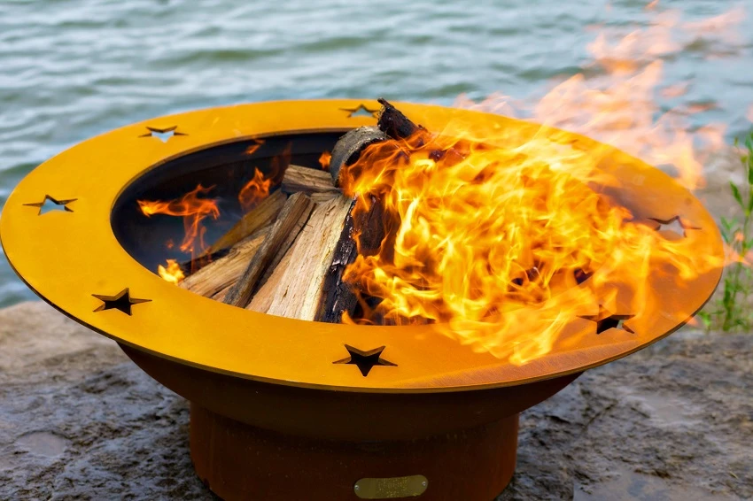 36" Saturn Outdoor Fire Pit 2 36" Saturn Outdoor Fire Pit - Image 2