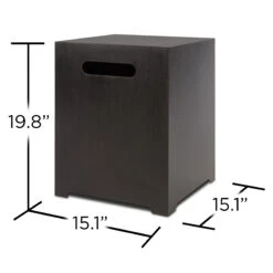 Lanesboro 20lb Propane Tank Cover 7 Lanesboro 20lb Propane Tank Cover -Dimplex Shop T0025 Steel Gray Tank Cover DIMS HI RES 01