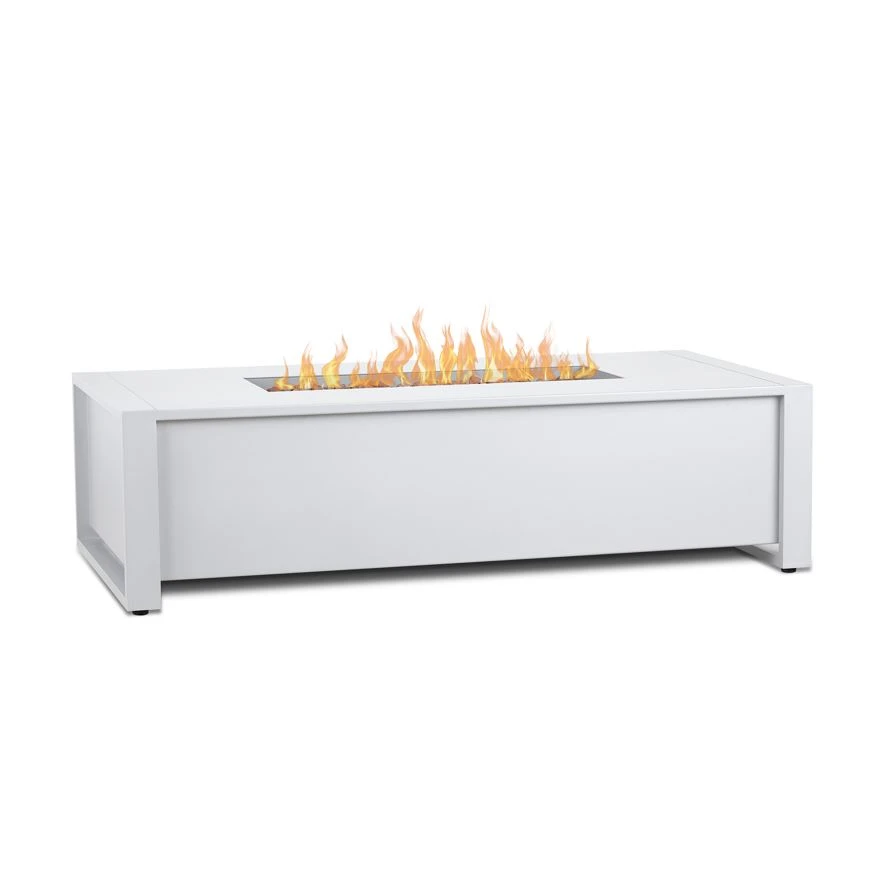 42" Keenan White LP Firepit Table 1 42" Keenan White LP Firepit Table