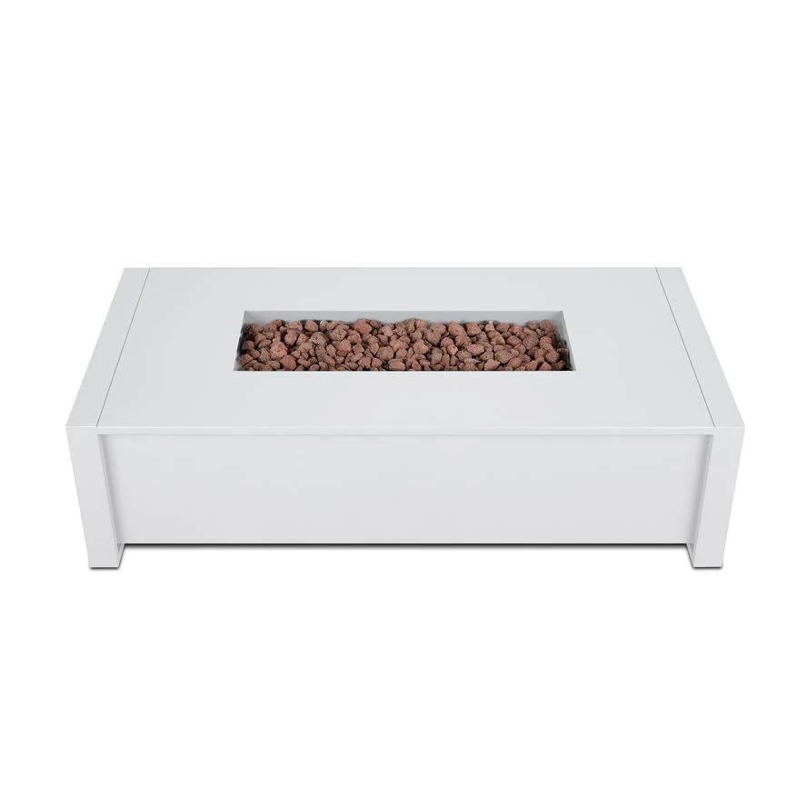 52" Keenan White LP Firepit Table 3 52" Keenan White LP Firepit Table - Image 3