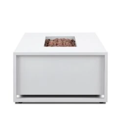 42" Keenan White LP Firepit Table 20 42" Keenan White LP Firepit Table -Dimplex Shop Table204 01