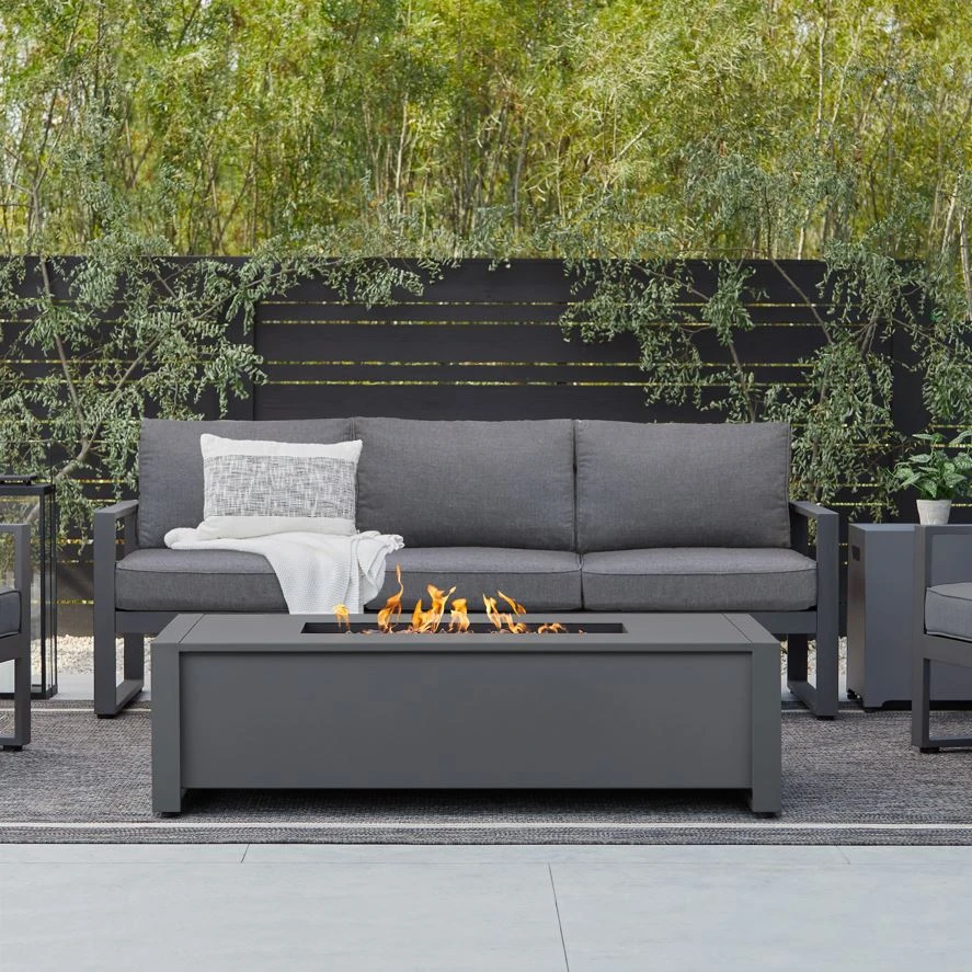 52" Keenan Gray LP Firepit Table 7 52" Keenan Gray LP Firepit Table - Image 7