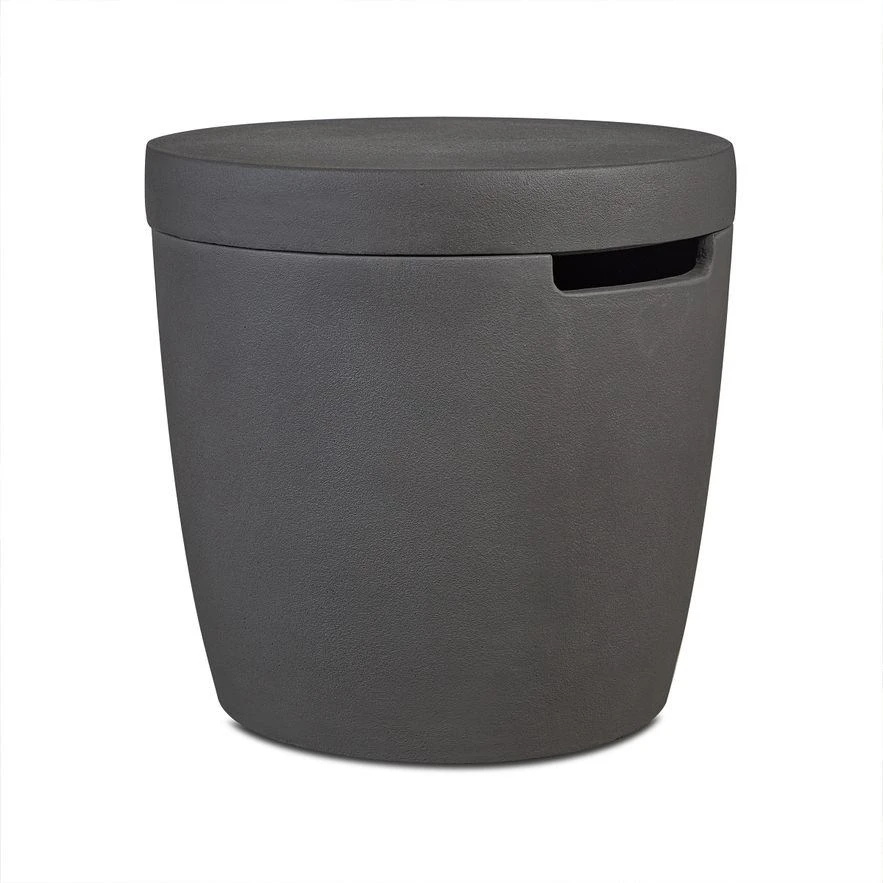 40" Eureka Low Square Propane Fire Table In Carbon 9 40" Eureka Low Square Propane Fire Table In Carbon - Image 9