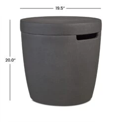 40" Eureka Low Square Propane Fire Table In Carbon 28 40" Eureka Low Square Propane Fire Table In Carbon -Dimplex Shop a2 65