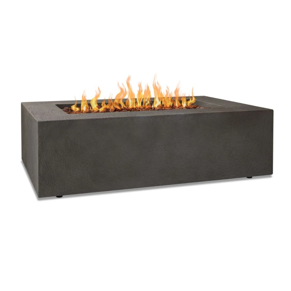 50.5" Glacier Grey Baltic Rectangle Natural Gas Fire Table 1 50.5" Glacier Grey Baltic Rectangle Natural Gas Fire Table