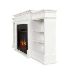 92" Ashton White Electric Fireplace -Dimplex Shop ash3