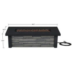 48" Berthound Contemporary Fire Table 25 48" Berthound Contemporary Fire Table -Dimplex Shop berth10