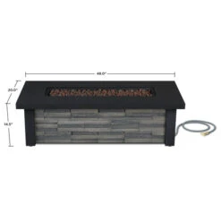 48" Berthound Contemporary Fire Table 24 48" Berthound Contemporary Fire Table -Dimplex Shop berth9