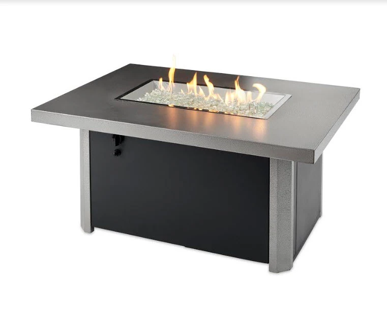 44" Caden Rectangular Gas Fire Pit Table 1 44" Caden Rectangular Gas Fire Pit Table