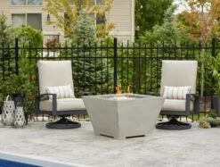 24" Cove Square Gas Fire Pit Bowl