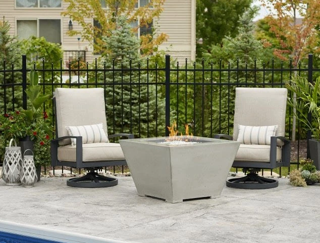 24" Cove Square Gas Fire Pit Bowl 1 24" Cove Square Gas Fire Pit Bowl