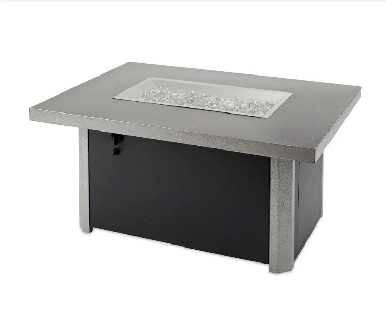 44" Caden Rectangular Gas Fire Pit Table 2 44" Caden Rectangular Gas Fire Pit Table - Image 2