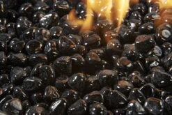 29.3'' Oil Rubbed Bronze Outdoor Firebowl With Stars And Moons -Dimplex Shop cfld b flame web 01