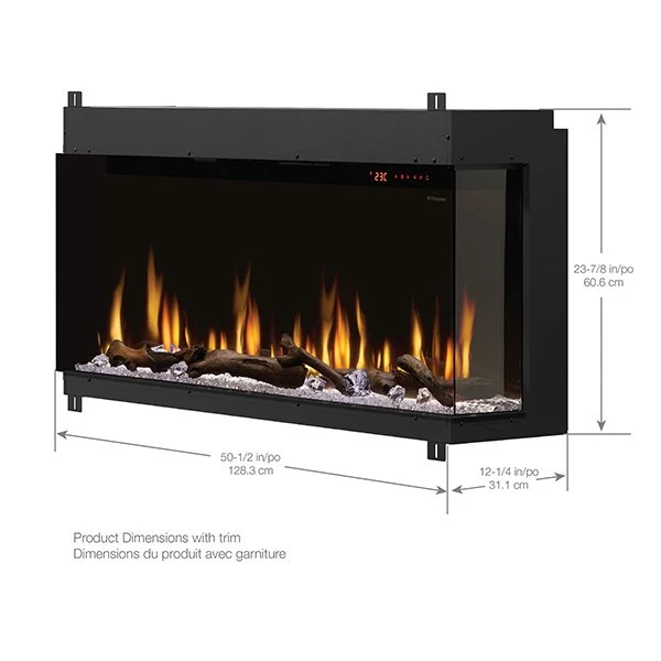 50" Dimplex IgniteXL Bold Built-in Linear Electric Fireplace 4 50" Dimplex IgniteXL Bold Built-in Linear Electric Fireplace - Image 4