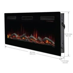 Dimplex 60" Sierra Wall Built-In Linear Electric Fireplace 10 Dimplex 60" Sierra Wall Built-In Linear Electric Fireplace -Dimplex Shop d1 21