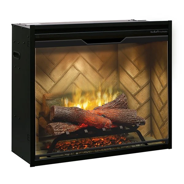 30" Dimplex Revillusion Herringbone With Glass Fireplace 6 30" Dimplex Revillusion Herringbone With Glass Fireplace - Image 6