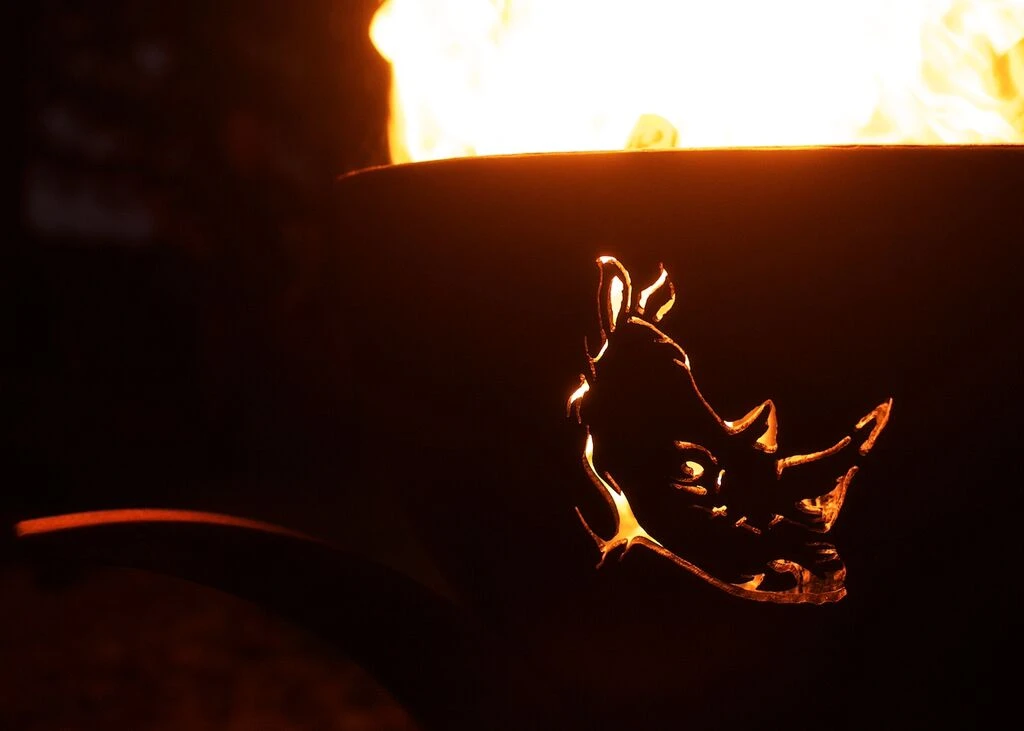 41" Africa's Big Five Outdoor Fire Pit 12 41" Africa's Big Five Outdoor Fire Pit - Image 12